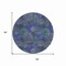 Homeroots 8' Purple Lavender And Green Round Polka Dot Washable Indoor Outdoor Area Rug 614697 - alternate 5