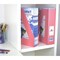 Acrimet Magazine File Holder Vertical Rack, Durable Plastic Desk Organizer, Solid Pink, 2PK 277.9 - alternate 2