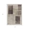 Homeroots 5' X 8' Brown And Taupe Geometric Washable Indoor Outdoor Area Rug 631928 - alternate 5