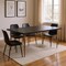 Homeroots 72" Black and Bronze Wood and Steel Dining Table 557691 - alternate 4