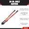 Performance Tool 36 in. Bolt Cutter, Drop Forged Steel Jaws, Comfort Grips BC-36 - alternate 4