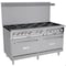 Koolmore 60 in. 10 Burner Commercial LP Range with Oven in Stainless-Steel KM-CR60-LP - alternate 5