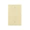 Leviton PJ13-I Blank Wallplate, 3-1/8 in L, 4-7/8 in W, 1/4 in Thick, 1 -Gang, Nylon, Ivory, Box Mounting R51-0PJ13-00I - alternate 3
