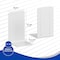 Acrimet Clear Plastic Bookends 1 Pair, Book Holder (White), 2PK 290.6 - alternate 2