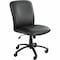 Safco Uber Chair, Black Seat, Black Back, 27 in W Seat: 20-3/4" L 44-3/4" H, No Arm, Vinyl Seat 3490BV - alternate 1