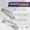 Highcraft Grab Bar for Bathtub and Shower 1.50in x 48in Safety Bar Stainless Steel with Screws GBZR1548 - alternate 4