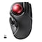 Elecom HUGE Trackball, Wireless USB, Customizable 8-Button, Large Soft Palm Rest, 52mm Ball, Windows, Mac M-HT1DRBK - alternate 1