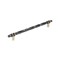 Amerock Carrione 10-1/16 inch 256mm Center-to-Center Marble Black/Golden Champagne Cabinet Pull BP36664MBKBBZ - alternate 1