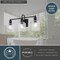 Vaxcel Northbrook 24 in. 3-Light Traditional Black Bathroom Vanity Fixture, Glass Shade W0515 - alternate 6