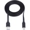 Eaton EATON USB-A To USB-C Flat Cable, M/m, USB 2.0, Black, 3 Ft. 0.91 M U038-003-FL - alternate 3