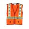 Stop-Lite Class 2 LED Vest- Orange Large VE-22B42 - alternate 1
