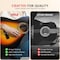 Pyle Beginner Acoustic Guitar Kit, 1/2 Junior Size All Wood Instrument with Full Accessory Kit, Picks PGACLS40SBD - alternate 2
