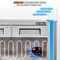 Vevor 48"W Undercounter Refrigerated Prep Table 12.85 Cu. Ft. Salad Prep Fridge KTR-48B - alternate 5