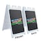 Signmission 6S Lean Workspace, A-Frame & 2 Decals Installed, Heavy-Duty Plastic Frame SBHD-D-2436-30336 - alternate 4