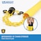 Us Weight ChainBoss Outdoor/Indoor Stanchion with 10 ft of Yellow Plastic Chain - Fillable Base, 6PK U2204YCPK6 - alternate 1