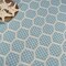 Homeroots 8' Aqua And Ivory Geometric Indoor Outdoor Area Rug 556304 - alternate 3
