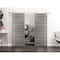 Sartodoors Sturdy Double Barn Door with Hardware, Planum 0310 Ginger Ash and Aluminum Strips, 13FT Rail Hanger PLANUM0310DB-S-GA-64 x 96 (2* 32x96) - alternate 4