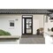 Vdomdoors Front Exterior Prehung FiberGlass Door Clear Glass See-through / Manux 8555 Matte Black Clear Glass MANUX8555EXD-BLK-W30+16 x H80-LH - alternate 4