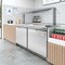 Koolmore 60 in. Commercial Refrigerated Prep Station with Sneeze Guard and Buffet Slide, 12 Pans with Covers KM-RBT-60CSFG - alternate 5