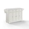 Crosley Cambridge Stone Top Full Size Kitchen Island/Cart KF30005DWH - alternate 1