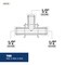 Everflow 1/2'' PEX Barb Tee Pipe Fitting; Plastic Poly Alloy PPTE0012 - alternate 2