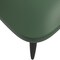 Leisuremod Paradiso Collection Modern Dining Seat in Taupe, with Green Fabric Seat, 2PK PC50TPG2 - alternate 5