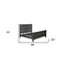 Homeroots Three Piece Black Solid Wood Bedroom Set 569579 - alternate 6