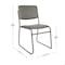 Flash Furniture HERCULES 500 lb. Capacity High Density Gray Vinyl Stacking Chair with Sled Base, 5PK 5-XU-8700-GRY-B-VYL-30-GG - alternate 7