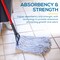 Bison Life Cut End Nano Microbial Finish Mop, 1.25" Universal Headband, Maximum Absorption Finishing Mop BLKH-ES-NMFM-1WBL-3 - alternate 4