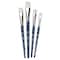 Silver Brush Bristlon Short Handle Bright Brushes, 4-Piece Set BR-1959 - alternate 1