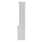 Homeroots White Solid Wood Adjustable Two Tier Bookcase 397121 - alternate 4