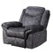 Homeroots 41" Granite Gray Fabric Power Recliner 563932 - alternate 3