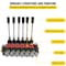 Vevor Hydraulic Directional Control Valve Hydraulic Spool Valve 6 Spool 11 GPM 6spool113600 - alternate 5