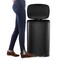 Happimess Connor Rectangular 13.2-Gallon Trash Can with Soft-Close Lid and FREE Mini Trash Can, Charcoal Black HPM1006B - alternate 6