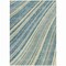 Homeroots 3' X 5' Sky Blue Beige And Tan Striped Washable Indoor Outdoor Area Rug 615007 - alternate 6