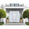 Vdomdoors Front Exterior Prehung Metal-Plastic Double Doors / MANUX 8088 White Silk / Office Commercial and R MANUX8088DEXD-WS-RH-W72xH80 - alternate 3