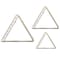 Homeroots 16" X 14" X 6" Golden Triangle, Set Of 3, 3PK 365967 - alternate 1