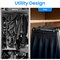 Simple Deluxe Pants Hangers, Heavy Duty Skirt Hangers with Non-Slip Clips, 360 Deg Swivel Hooks, Black, 30PK HKHANGPANT30BLK - alternate 4