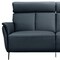 Homeroots 73" Blue Leather Reclining USB Sofa 719569 - alternate 3