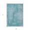 Homeroots 9' X 12' Aqua Teal Blue And Gray Abstract Washable Indoor Outdoor Area Rug 587258 - alternate 5