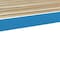 Homeroots Caribbean Blue Solid Wood Full Bed Frame 546706 - alternate 3