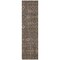 Homeroots 8' Runner Chocolate Floral Washable Non Skid Indoor Outdoor Runner Rug 564312 - alternate 4