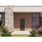 Vdomdoors Front Exterior Aluminum Door Ronex0521 Black Prehung Entry Steel Metal Modern Painted W36xH80+12 RONEX0521EXD-BLK-W36xH80+12-RH-I - alternate 3