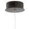 Jonathan Y Loop 7.8 in. Adjustable Integrated LED Metal Ring Pendant, Black JYL7210A - alternate 6