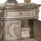Homeroots 29" Champagne One Drawer Solid Wood Mirrored Nightstand 347126 - alternate 2