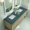 James Martin Vanities Breckenridge 72'' D Vanity, Whitewashed Oak w/ Parisien Bleu Silestone Top w/ Wireless Charger 330-V72-WWO-FPBL - alternate 5
