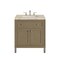 James Martin Vanities Chicago 30" Single Vanity, Walnut Whisper, w/ 3 CM Tajnar Eclos Top 503-V30-WLW-3TJR - alternate 1