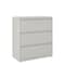 Hirsh 36" W 3 Drawer Lateral File Cabinet, Light Gray, A4/Legal/Letter 17635 - alternate 1