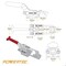 Powertec Toggle Clamp, 2000 lbs Cap., 40341 Adjustable U Bolt Latch, Antislip Hand Grip, 2PK 20306-P2N - alternate 4