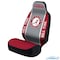 Coverking UNIV ULTISUEDE SEAT COVER 1PC UNIV OF AL GREY/RED ROLL TIDE SEAT BACK W/BLACK INTERLOCK BACKING USCSELA149 - alternate 1